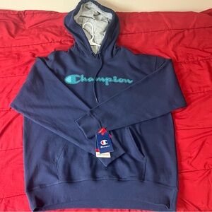 Dark blue Champion hoodie(NEW WITH TAGS)